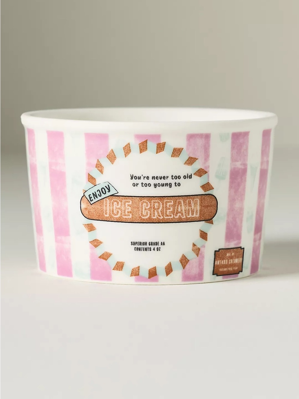 Glace Stoneware Ice Cream Bowl from Anthropologie